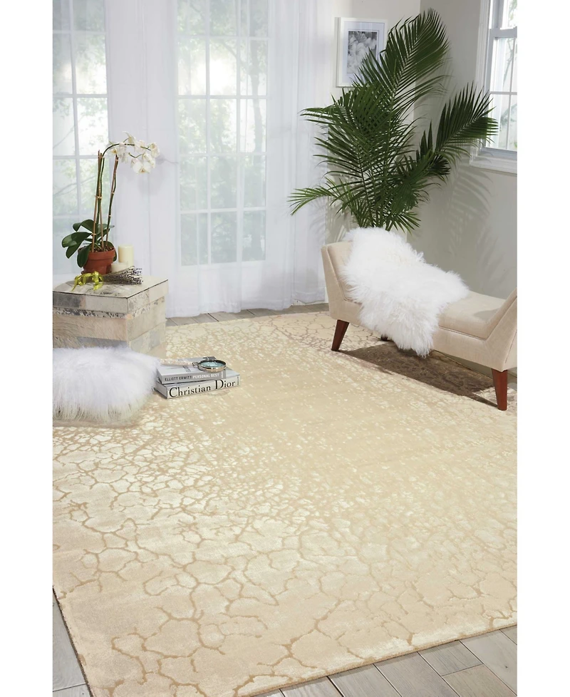 Nourison Home Luminance LUM12 Cream 5'3" x 7'5" Area Rug