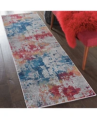 Nourison Home Ankara Global ANR10 Multi 2' x 6' Runner Rug