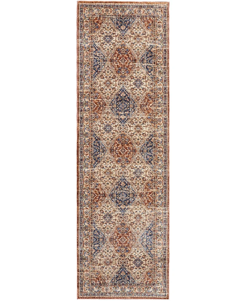 Closeout! Nourison Home Lagos LAG04 Blue 5' Round Rug