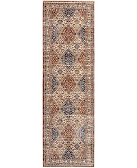 Closeout! Nourison Home Lagos LAG04 Blue 5' Round Rug