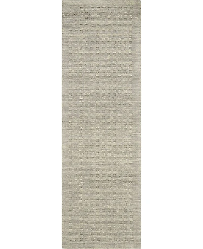 Nourison Home Marana MNN01 Charcoal 2'3" x 8' Runner Rug