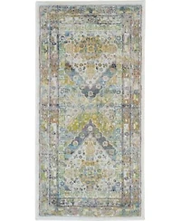 Nourison Home Ankara Global Anr07 Blue Green Rug