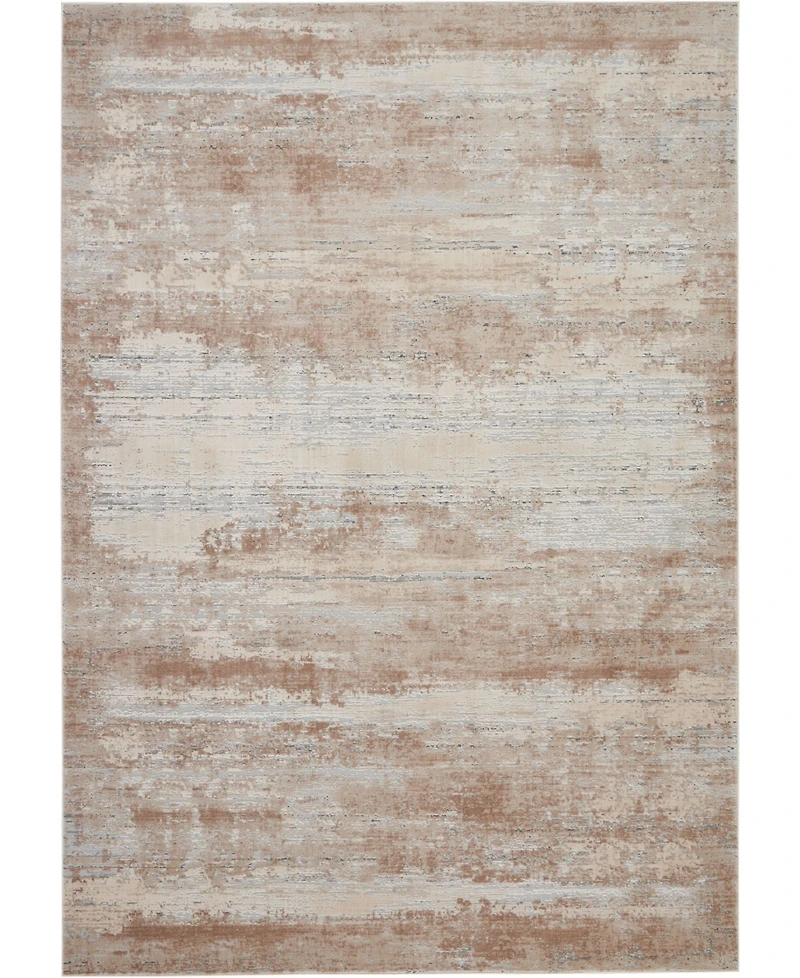 Nourison Home Rustic Textures RUS03 Beige 7'10" x 10'6" Area Rug