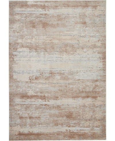 Nourison Home Rustic Textures RUS03 Beige 7'10" x 10'6" Area Rug