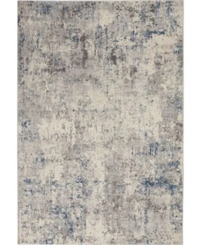 Nourison Home Rustic Textures Rus07 Ivory Gray Rug