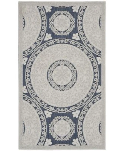 Nourison Home Key Largo Klg03 Blue Rug