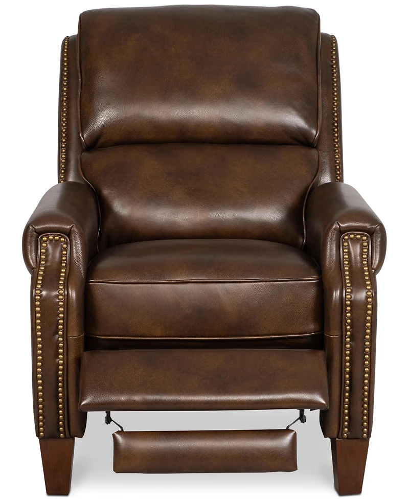 Arianlee Leather Push Back Recliner, Created for Macy's