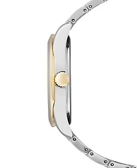 Citizen Eco-Drive Women's Arezzo Diamond-Accent Two-Tone Stainless Steel Bracelet Watch 32mm