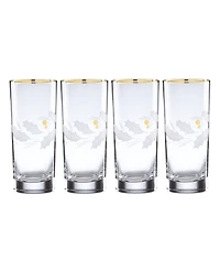 Lenox Holiday Gold 4-piece Highball Glass Set