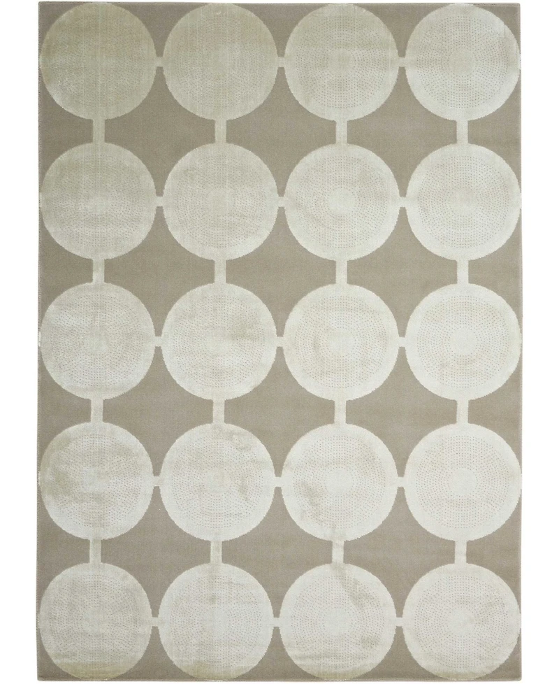 Nourison Home Luminance LUM02 Silver 5'3" x 7'5" Area Rug