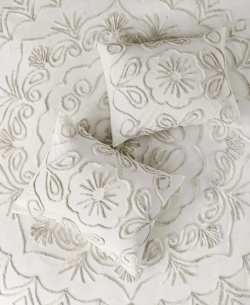 Madison Park Violette 3-Pc. Duvet Cover Set, Full/Queen