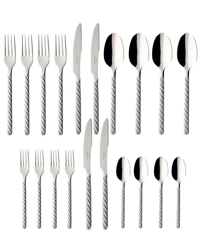 Villeroy & Boch Montauk 20 Piece Flatware Service for 4