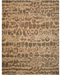 Nourison Home Silken Allure SLK10 Multi 5'6" x 8' Area Rug
