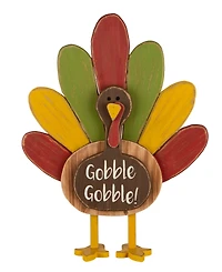 Glitzhome Thanksgiving Turkey Standing Decor