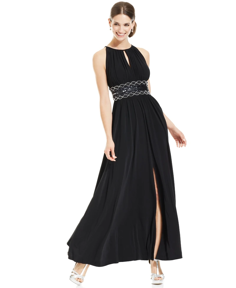 R&M Richards Petite Beaded Gown