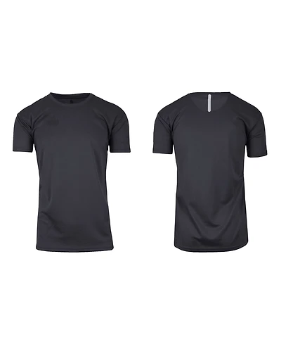 Galaxy By Harvic Men's Short Sleeve Moisture-Wicking Quick Dry Performance Tee