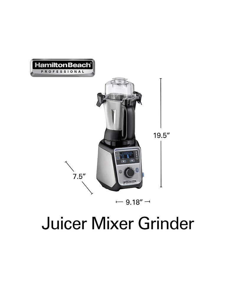 Hamilton Beach Professional 2.2 Hp 120V Juicer Mixer Grinder - 58770