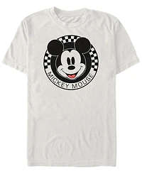 Fifth Sun Men's Mickey Checkered Short Sleeve T-Shirt