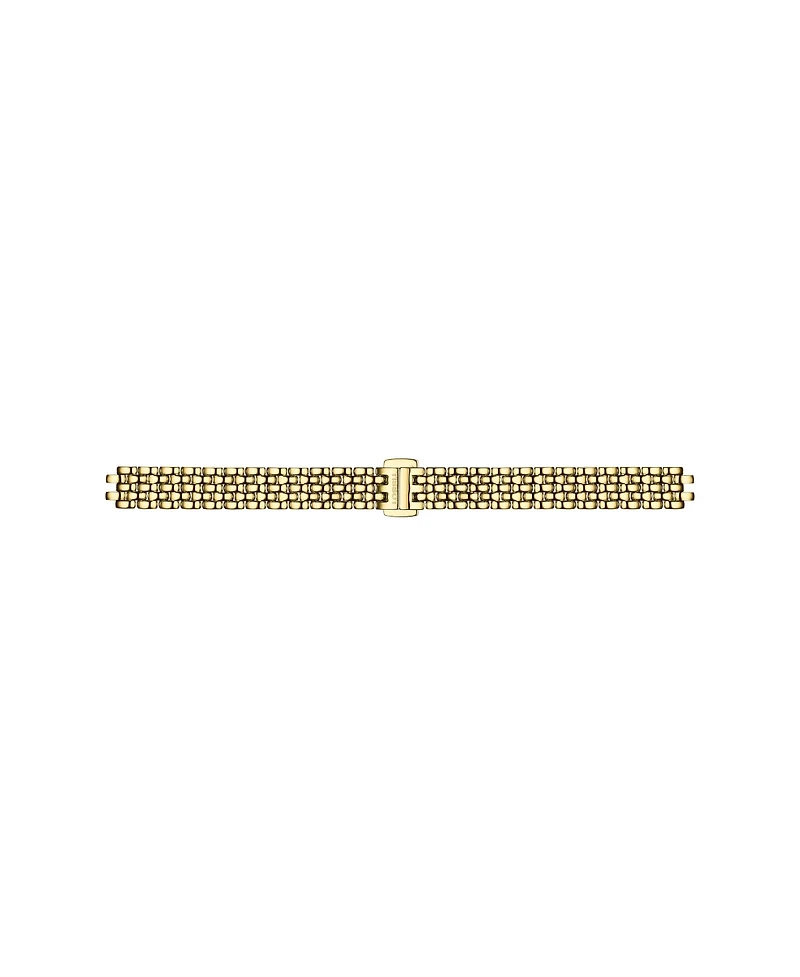 Tissot Women's Swiss T-Lady Lovely Gold-Tone Pvd Stainless Steel Bracelet Watch 19.5mm