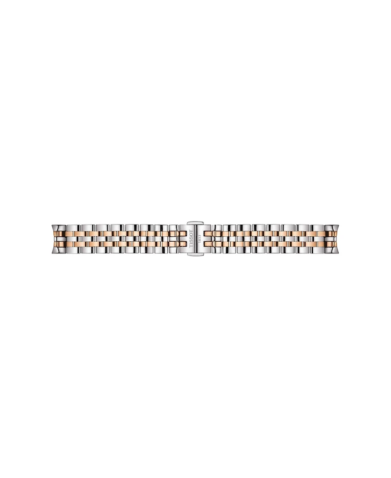 Tissot Women's Swiss Automatic Le Locle Diamond-Accent Two-Tone Stainless Steel Bracelet Watch 29mm