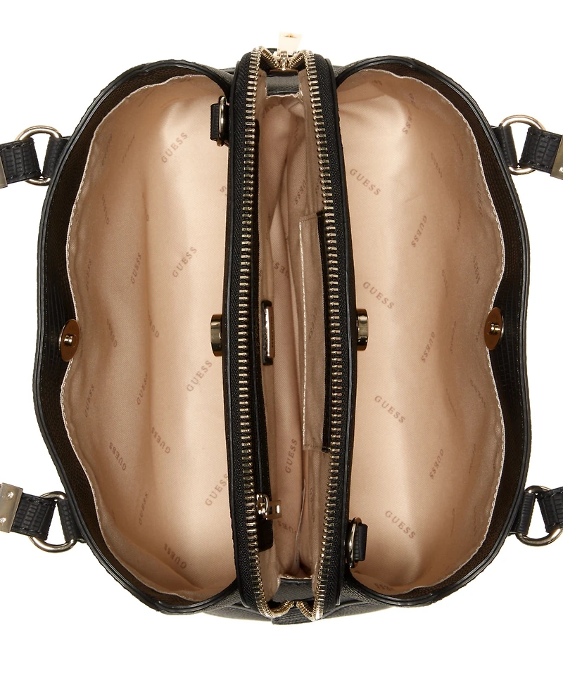 Guess Lyndi Small Triple Compartment Girlfriend Satchel