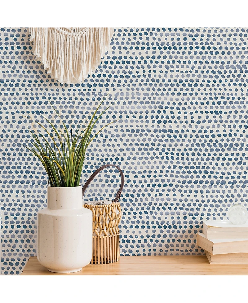 Tempaper Moire Dots Peel and Stick Wallpaper
