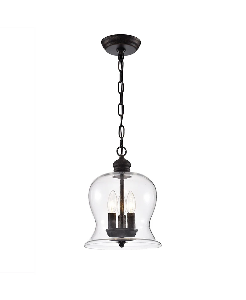 Home Accessories Cadogan 10" 3-Light Indoor Pendant Lamp with Light Kit