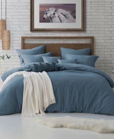 Cathay Home Inc. Microfiber Washed Crinkle Duvet Cover Sets