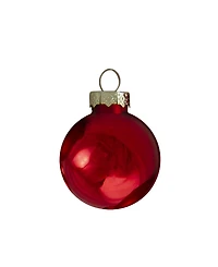 Northlight 10 Count 2-Finish Glass Christmas Ball Ornaments 1.75" 45Mm