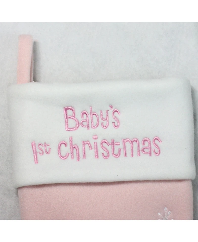 Northlight "Baby's 1st Christmas" Embroider Teddy Bear Christmas Stocking