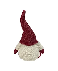 Northlight Chubby Smiling Gnome Plush Table top Christmas Figure