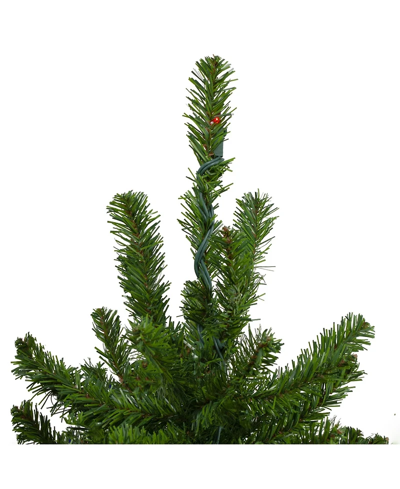 Northlight Pre-Lit Slim Alpine Artificial Christmas Trees