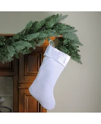 Northlight Traditional Solid Hanging Christmas Stocking