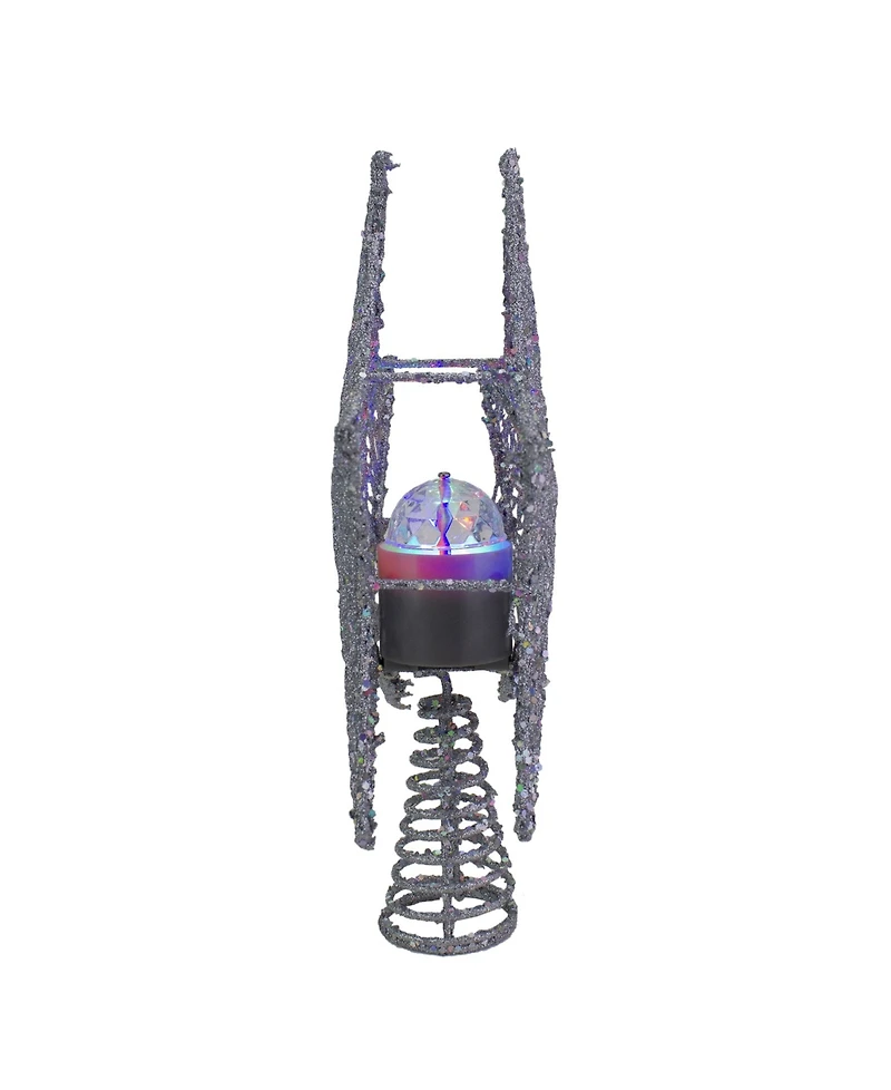 Northlight Lighted Star with Rotating Projector Christmas Tree Topper