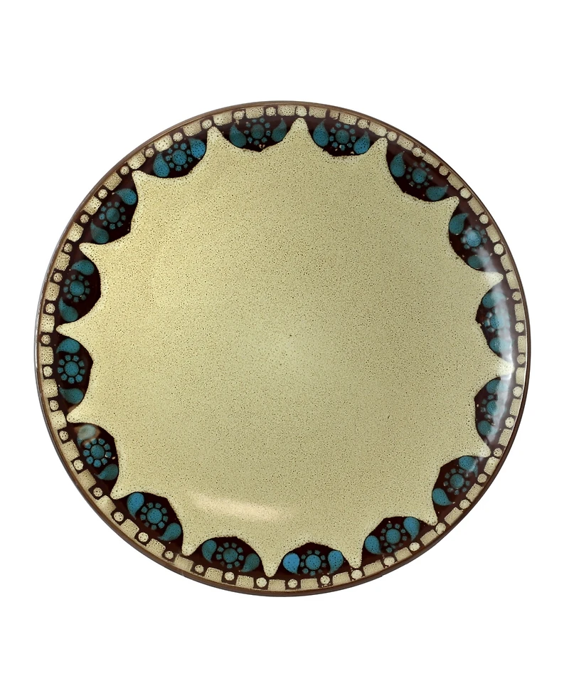 Elama Clay Heart 16 Pc. Dinnerware Set, Service for 4