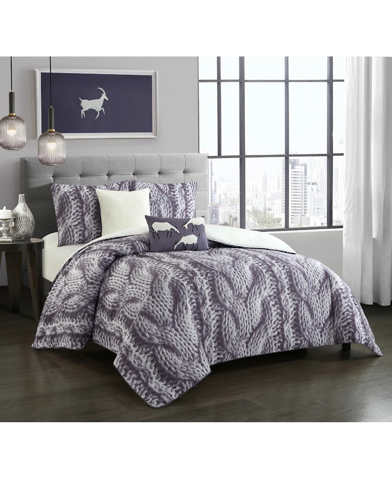 Nanshing Porto 5-Piece King Comforter Set
