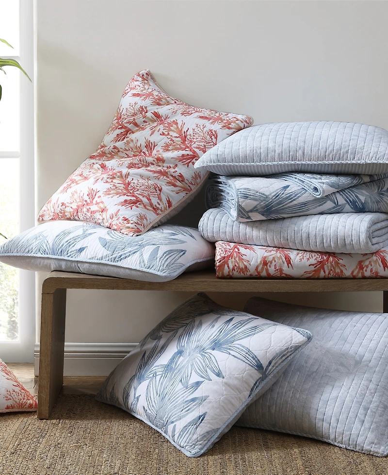Tommy Bahama Home Kayo Reversible 3-Pc. Quilt Set, Full/Queen