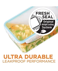 Lock n Lock Purely Better 8-Pc. Rectangular Food Storage Containers, 25-Oz.