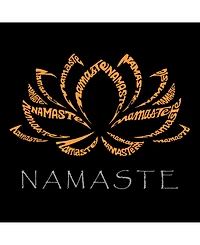 La Pop Art Men's Word Art Namaste Crewneck Sweatshirt