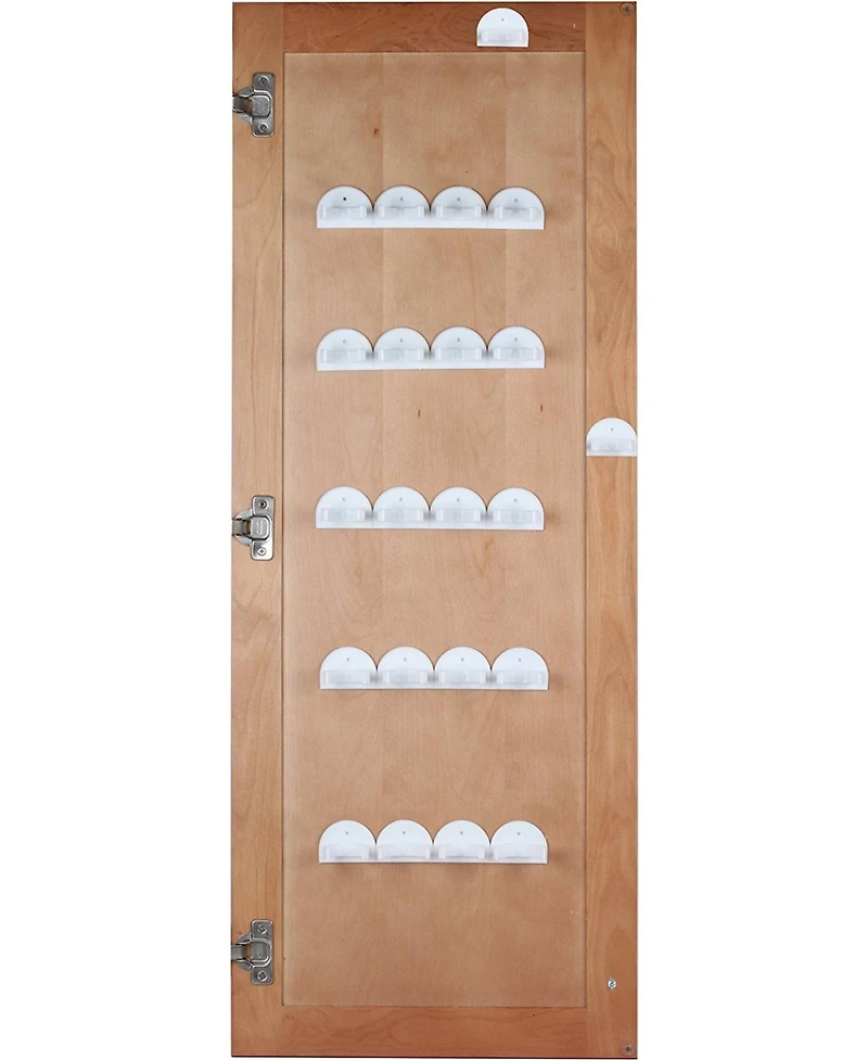 Spice Rack 36 Spice Gripper- Spice Racks Strips Cabinet Door - Use Spice Clips for Spice Organizer - Stick or Screw Spice Storage Spice Clips