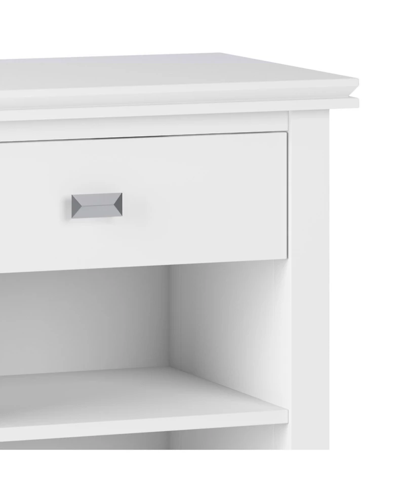 Simpli Home Artisan Solid Wood Bedside Table