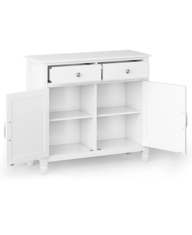 Simpli Home Connaught Solid Wood Entryway Storage Cabinet