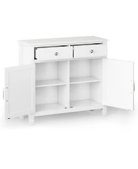 Simpli Home Connaught Solid Wood Entryway Storage Cabinet