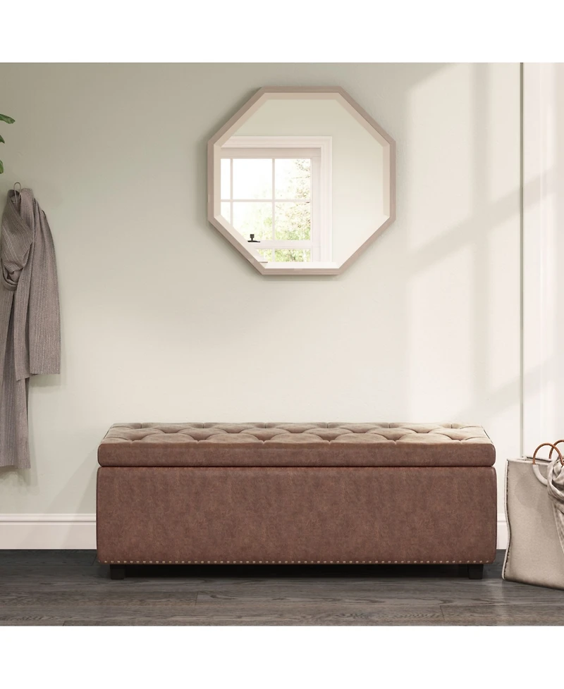 Hamilton Traditional Rectangle Storage Ottoman