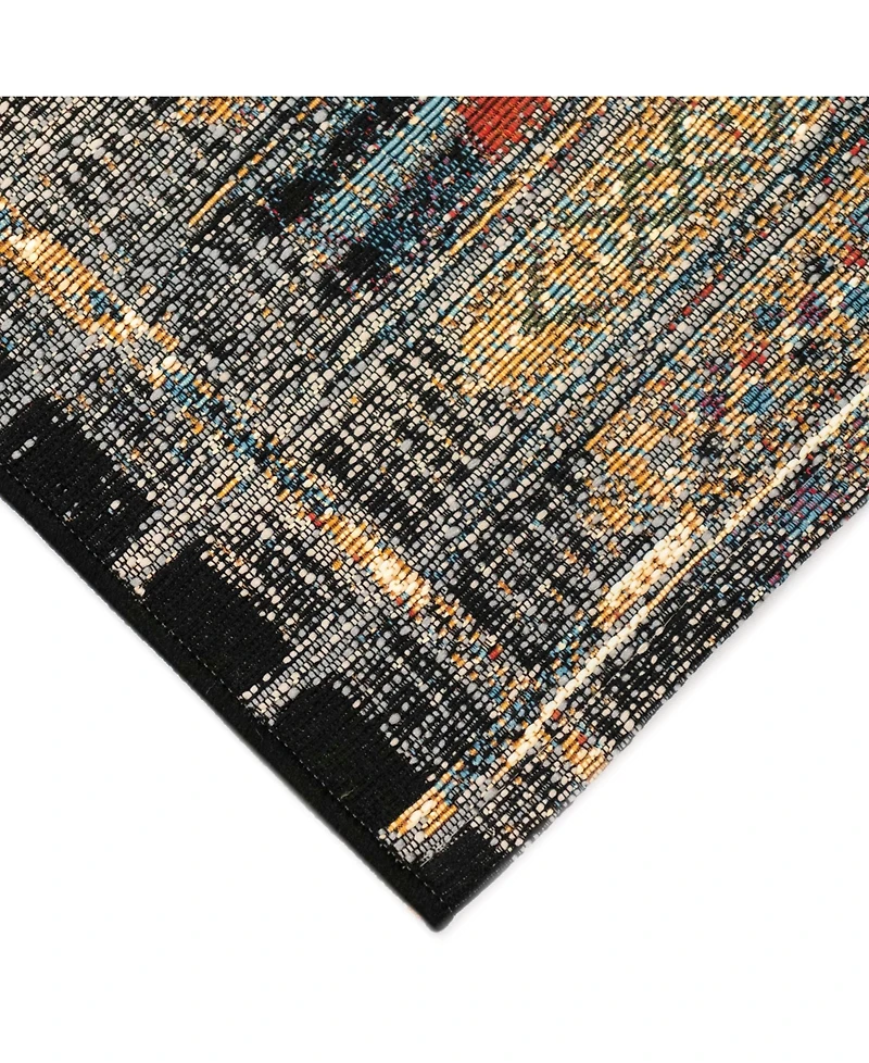 Liora Manne' Marina Tribal Stripe 6'6" x 9'4" Outdoor Area Rug
