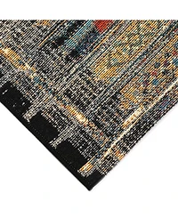 Liora Manne' Marina Tribal Stripe 6'6" x 9'4" Outdoor Area Rug