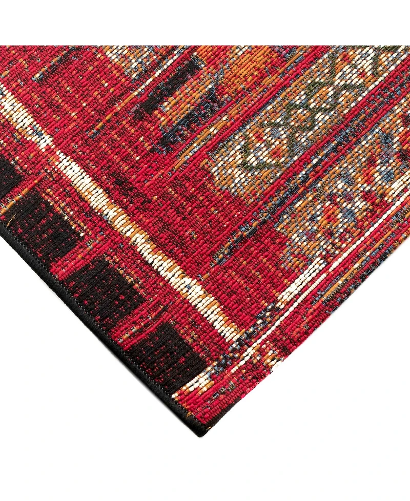 Liora Manne' Marina Tribal Stripe 6'6" x 9'4" Outdoor Area Rug