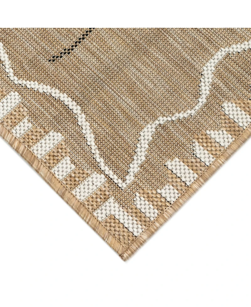 Liora Manne' Carmel Dragonfly 4'10" x 7'6" Outdoor Area Rug