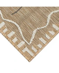 Liora Manne' Carmel Dragonfly 4'10" x 7'6" Outdoor Area Rug