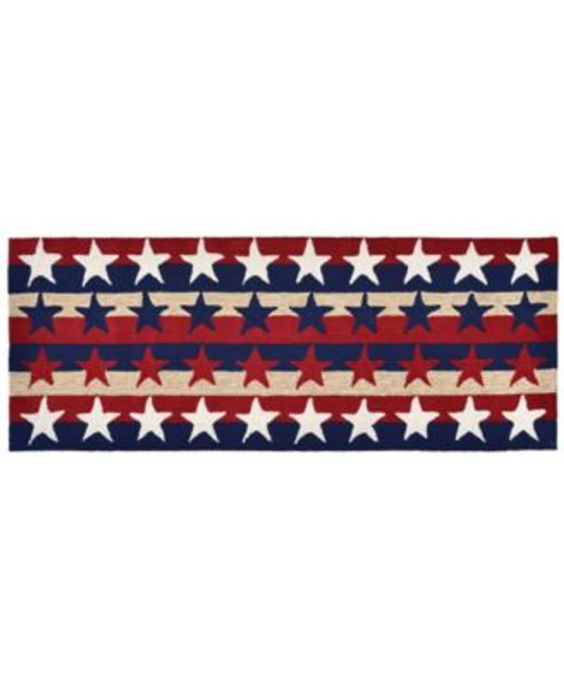Liora Manne Frontporch Stars Stripes Rug